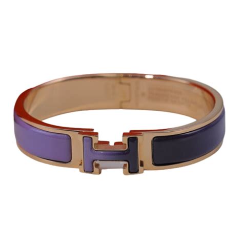 purple hermes|purple HERMÈS Women Bracelets .